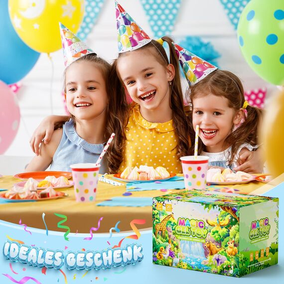 Hot Bee 20 Farben Magic Water Elf, 3D Aqua Gelz Set, Thema Bauernhof Gel Creature Kinder Spielzeug, Aqua Gelz Nachfüllset, Squishy Selber Machen Set, Spielzeug Geschenke für Mädchen 5 6 7 8 Jahre