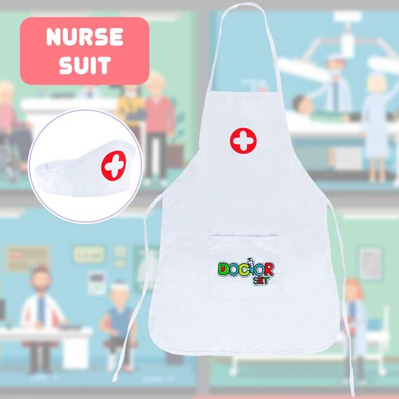 Akokie Arztkittel Kinder Arzt Kostüm Arztkoffer Kinder Spielzeug ab 3 Jahre Krankenschwester Kostüm Role Play Verkleidung Jungen Mädchen Geschenke 3 Jahre Doktorspiele Kinderspielzeug ab 3 4 5 Jahre