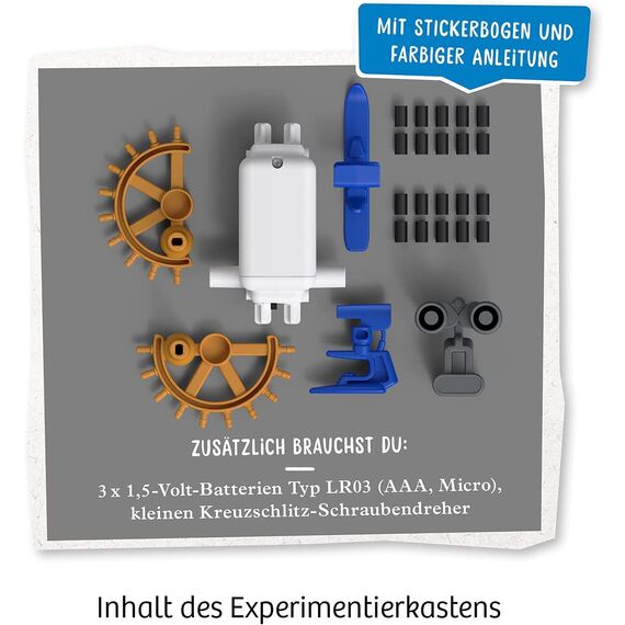 Kosmos 602574 ReBotz - Rusty der Crawling-Bot, Mini-Roboter zum Bauen, Spielen und Sammeln für eine Robo-Gang, Roboter-Spielzeug, Experimentier-Set für Kinder ab 8-12 Jahre