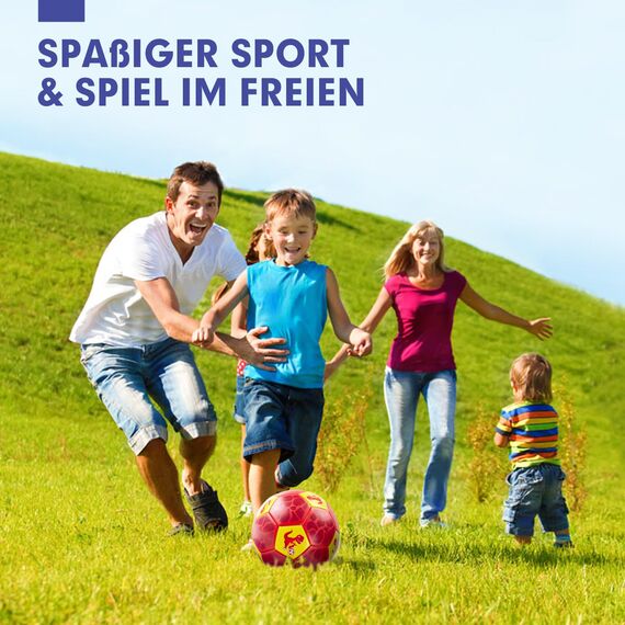 hahaland Fußball Spielzeug Mit Ballpumpe und Netz, Fussball Kinder Ball für das Training Drinnen Draußen, Größe 3 Dinosaurier Geschenke für 3 4 5 6 7 8 Jahre alt Kinder Junge Mädchen