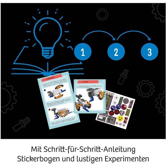 Kosmos 617059 ReBotz - Rusty The Crawling Bot, Mini-Roboter zum Bauen, Spielen und Sammeln für eine Robo-Gang, Roboter-Spielzeug, Experimentier-Set für Kinder ab 8-12 Jahre, Multisprache