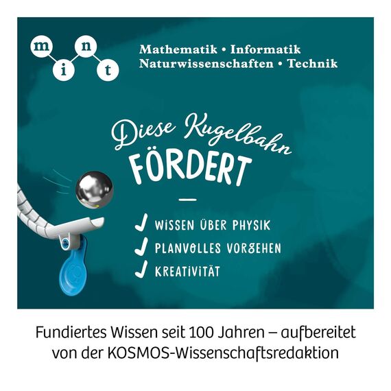 KOSMOS 620967 Gecko Run - Twister-Erweiterung, Zubehör für Coole vertikale Kugelbahnen, mit zusätzliche Bahnelementen, für Kinder ab 8 Jahre