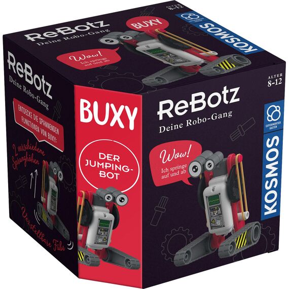 Kosmos 601867 ReBotz - Buxy der Jumping-Bot, Mini-Roboter zum Bauen, Spielen und Sammeln für eine Robo-Gang, Roboter-Spielzeug, Experimentier-Set für Kinder ab 8-12 Jahre