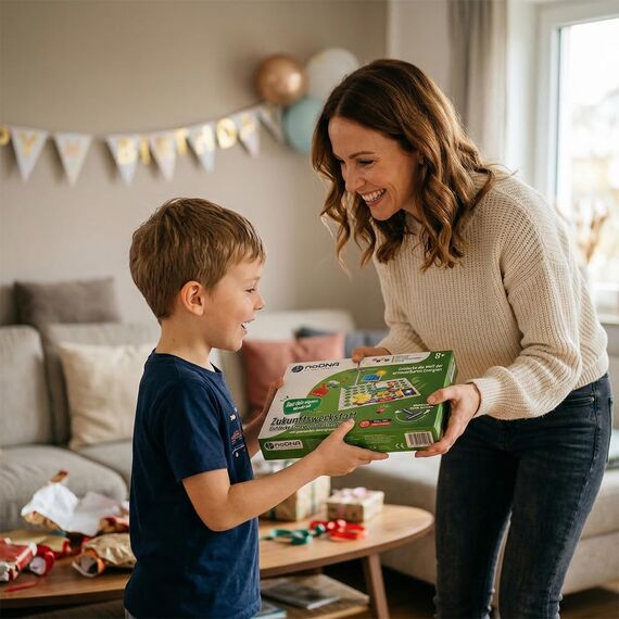 noDNA Elektronik Baukasten Kinder Zukunftswerkstatt für erneuerbare Energien Experimentierkasten ab 8 Jahre Experimente für Kinder ab 8, Elektronik Bausatz Ostergeschenke Kinder 8 Jahre Geschenk Junge