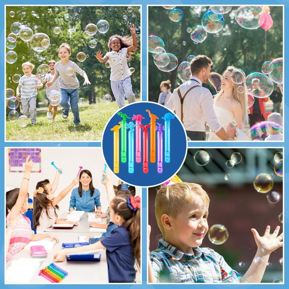JOYIN 32 Seifenblasen Kinder, Partygeschenke für Kinder, 8 Farben Dinosaurier Mini Seifenblasen Stäbe für Hochzeit, Halloween Party, Mitgebsel Kindergeburtstag ab 3 Jahre