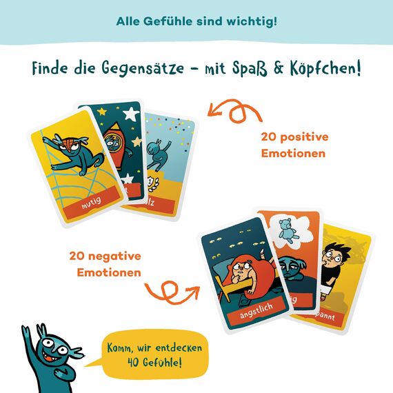 6-Minuten Gefühlstagebuch & Gefühlskarten Set