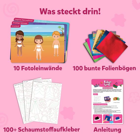 Skillmatics Kunst & Bastelaktivität- Folienspaß Verkleide die Figuren, Schmutzfreie Kunst für Kinder, Bastelsets, DIY-Aktivität, Geschenke für 4 bis 9 Jahre