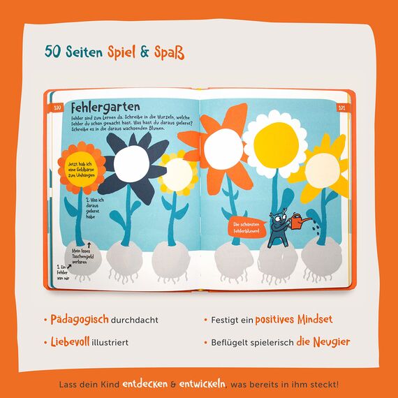 UrBestSelf 6-Minuten® Gefühlstagebuch Kinder 6–12 Jahre – Gefühle verstehen, Selbstbewusstsein & Achtsamkeit aufbauen – Tagebuch Mädchen – Gefühle Buch