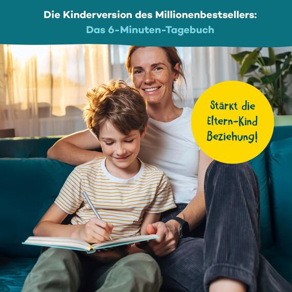 6-Minuten Gefühlstagebuch Kinder 6-12 Jahre - Gefühle verstehen, Selbstbewusstsein & Achtsamkeit aufbauen - Tagebuch Mädchen & Jungs - Gefühle Buch