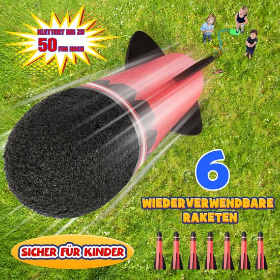 Lancoo goz Spielzeug ab 3-12 Jahre Jungen, Raketen Spielzeug für Kinder Geschenk Junge Mädchen 3-12 Jahre Outdoor Garten Spielzeug für draußen Kinderspielzeug ab 3-12 Jahre Ostern Geschenke Kinder