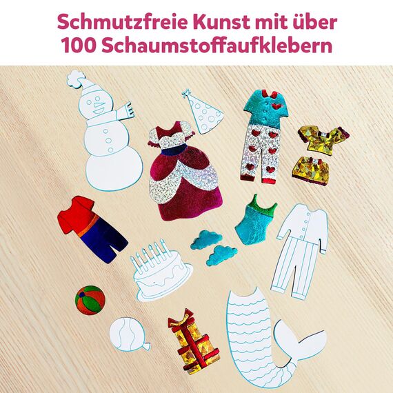 Skillmatics Kunst & Bastelaktivität- Folienspaß Verkleide die Figuren, Schmutzfreie Kunst für Kinder, Bastelsets, DIY-Aktivität, Geschenke für 4 bis 9 Jahre