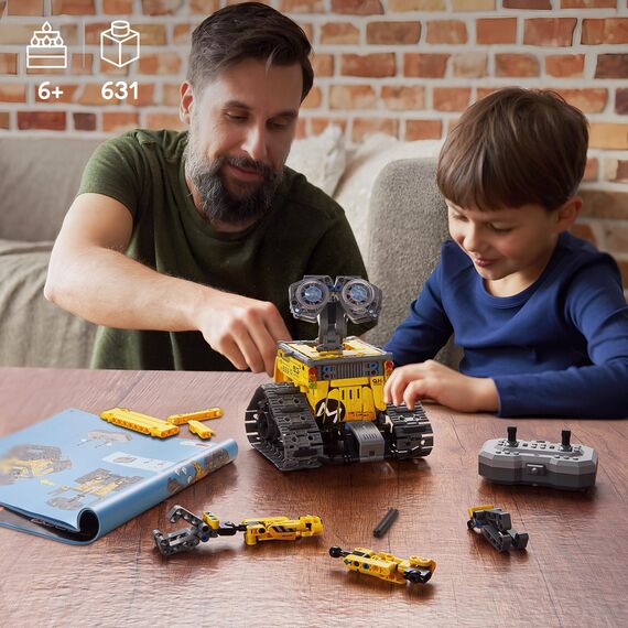 IKUPER Technik Roboter für Kinder Jungen 6-12 Jahre, 6-in-1 Roboticset Programmierbar mit App & Fernsteuerung, Geburtstagsgeschenk für Weihnachten und Geburtstag (631 Stück)