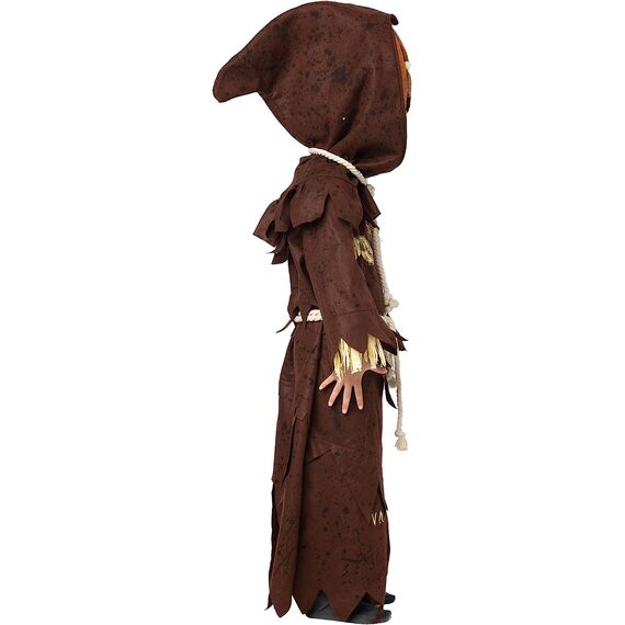 Spooktacular Creations Gruseliges Vogelscheuche Kürbis Bobble Kopf Kostüm mit Kürbis Halloween Maske für Kinder Rollenspiele (X-Large (13-15 yrs))