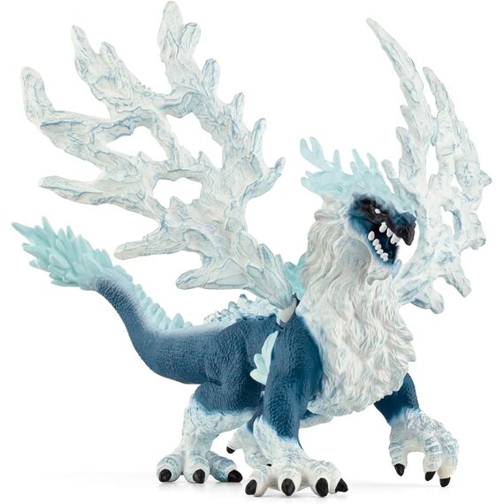 SCHLEICH ELDRADOR Creatures | Eisdrache 70790 | Monster Spielfigur mit beweglichen Flügeln und transparenten Elementen | Geschenk für Mädchen & Jungen | Spielzeug ab 7 Jahren | 20 x 15 x 13 cm
