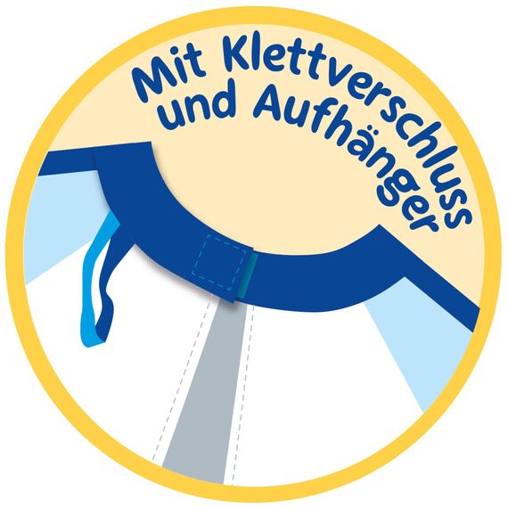 Pelikan Malschürze für Kinder 6-9 Jahre, mit Klettverschluss und Ärmel in rot