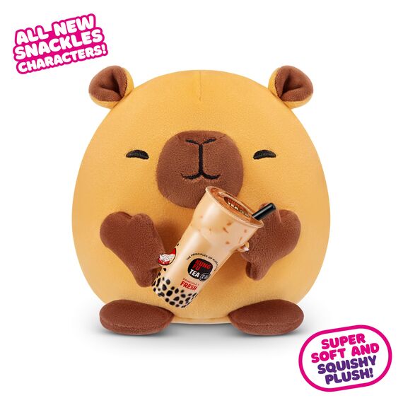 Snackles Serie 2 13 cm Snackle von ZURU Kuschelig-weiches, beruhigendes, 13 cm großes Plüschspielzeug mit lizenziertem Snackmarken-Accessoire