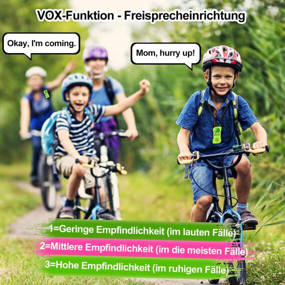 AWANFI Walkie Talkie Kinder, 3-12 Jahre, Walkie Talkie Aufladbar mit Li-ion Akku, Funkgerät Set, Walky Talky mit VOX, LCD Taschenlampe, Tastensperre, Walki Talki für Geschenk Camping Abenteuer
