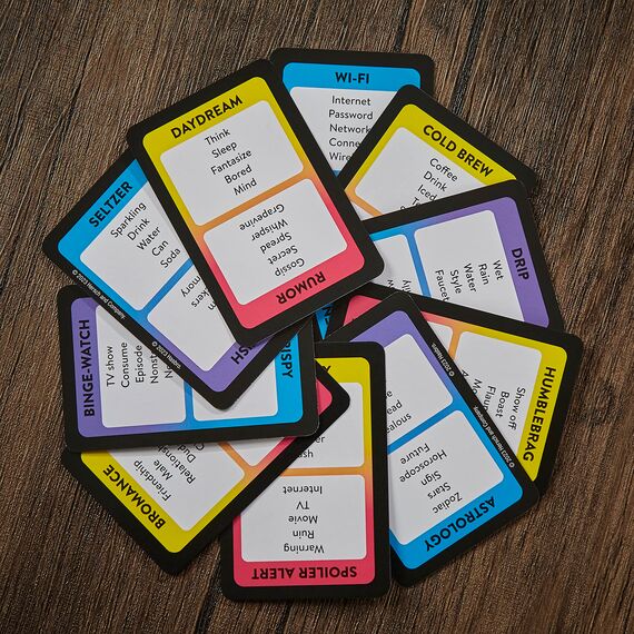 Hasbro Klassisches Tabu Spiel, Partyspiel, Wörterspiel für Erwachsene und Teenager, Ratespiel für 4 und mehr Spieler, ab 13 Jahren, Deutsche Version
