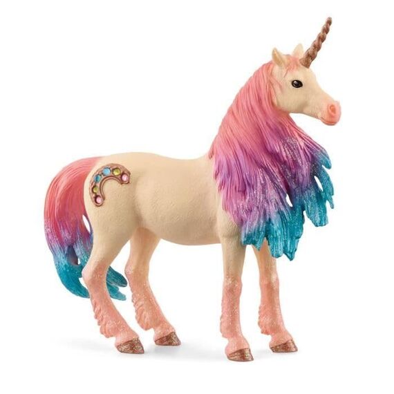 SCHLEICH BAYALA | Marshmallow Einhorn Stute 70723 | detailgetreue, Fantastische Figuren | tolles Geschenk für Mädchen und Jungen | schöne Sammelfiguren | Spielfigur ab 5 Jahren | 13 x 4 x 13 cm