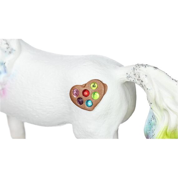 SCHLEICH BAYALA | Regenbogeneinhorn Stute 70726 | detailgetreue, Fantastische Figuren | tolles Geschenk für Mädchen und Jungen | wunderschöne Sammelfiguren | Spielfigur ab 5 Jahren | 13 x 3 x 11 cm