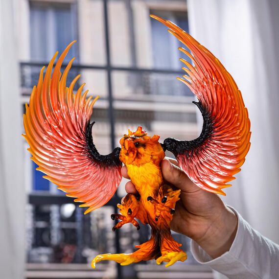 SCHLEICH ELDRADOR Creatures | Feueradler 42511 | ELDRADOR Monster Spielfigur mit beweglichen Flügeln | Coole Actionfigur | tolles Geschenk für Kinder | Spielzeug ab 7 Jahre | 17 x 13 x 13 cm