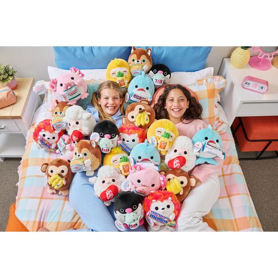 Snackles, Series 2, Sloth (Dole, Pineapple), Kuschelig-weiches, beruhigendes, 20 cm großes Plüschspielzeug mit lizenziertem Snackmarken-Accessoire (Sloth)