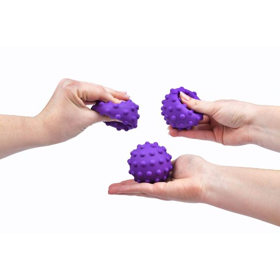 FANCY Baby Sensorik Balls - Babyspielzeug ab 0 3 6 8 Monate, Greifball für Babys, Multi Texturierte Motorikspielzeug, Massagebälle, Mehrere Größen Spielzeug, Baby Ball (Taktiliki) (L)