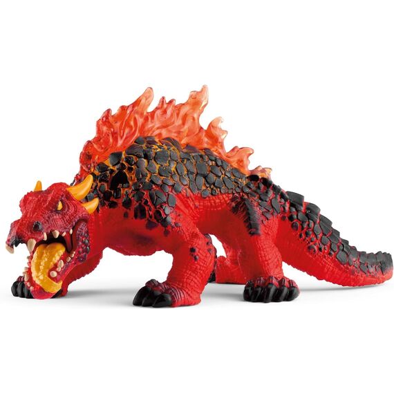 schleich ELDRADOR CREATURES | Magmawaran 70156 | Riesenechse mit beweglichem Kiefer | detailreiche Monster Figur | tolles Geschenk & Highlight für jede Sammlung | Spielzeug ab 7 Jahren | 18 x 8 x 8 cm
