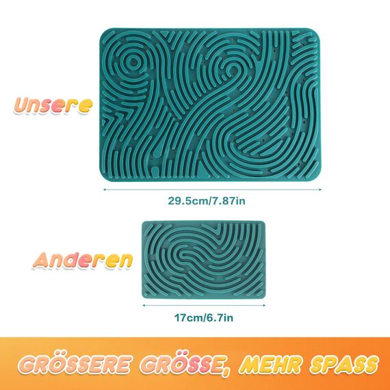 ddLUCK Extra Groß Sensorik Activity Board, 29.5 x 20 cm Silikon Fidget Spielzeug zur ADHS Autismus Stress Anxiety, Sensory Reise Toys Spiel mit 40 Stäbe für Kinder ab 3 Jahr & Erwachsene
