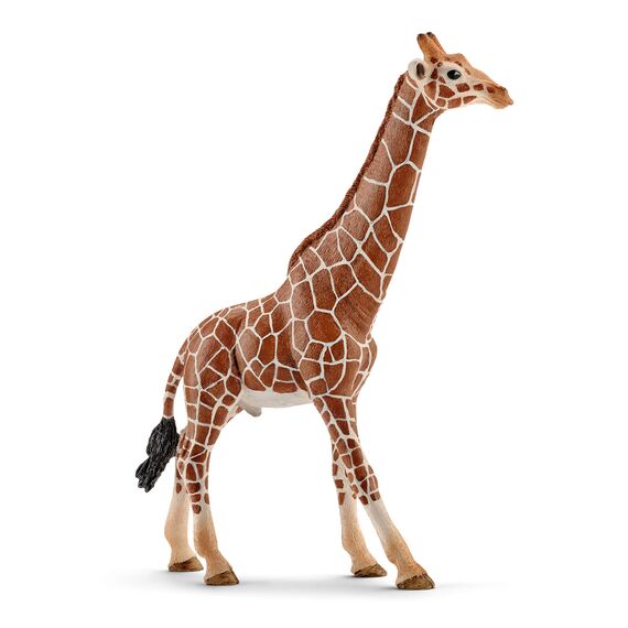 SCHLEICH 14749 Giraffenbulle, für Kinder ab 3+ Jahren, WILD Life - Spielfigur & 14770 Gorilla Männchen, für Kinder ab 3+ Jahren, WILD Life - Spielfigur