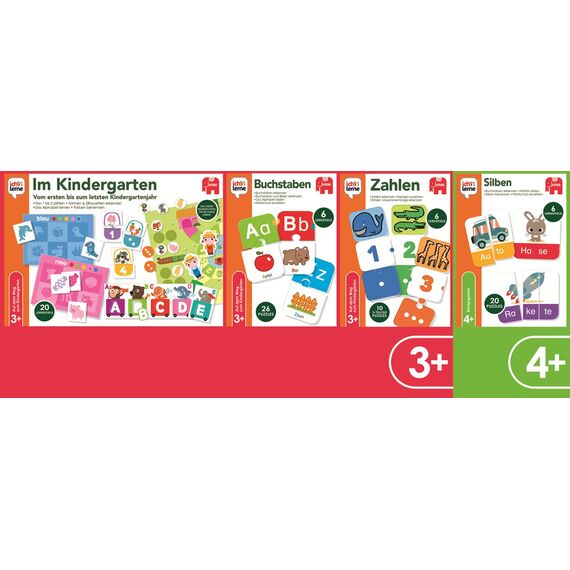Jumbo Spiele Ich lerne Buchstaben - Lernspiele ab 3 Jahren - Buchstaben Spiel Kindergarten