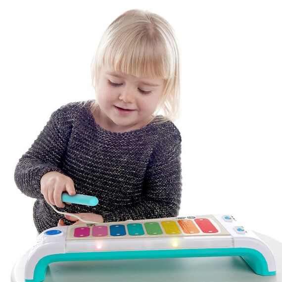 Baby Einstein Hape Magic Touch Xylophon Musikspielzeug mit Lichtern aus Holz, ab 12 Monaten