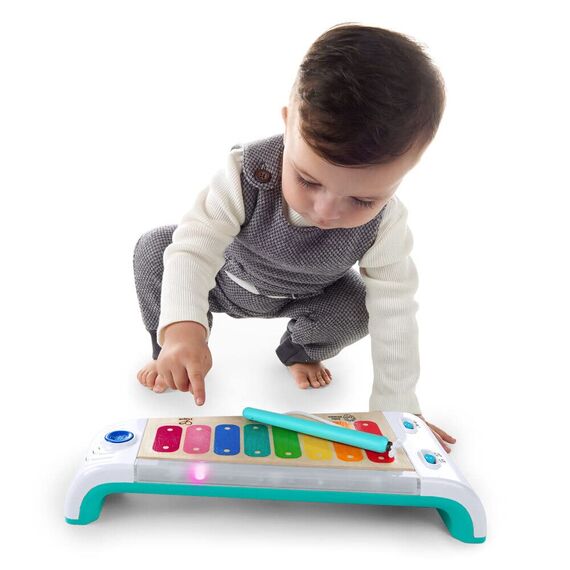 Baby Einstein Hape Magic Touch Xylophon Musikspielzeug mit Lichtern aus Holz, ab 12 Monaten