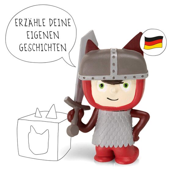 tonies Hörfiguren für Toniebox, Kreativ Ritter, zum Selbstbespielen, 90 Minuten Speicher für eigene Aufnahmen, Musik oder Gute-Nacht-Geschichten, geeignet für Kinder ab 3 Jahren