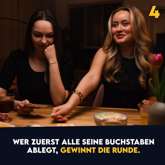 ATM Gaming Quickstop - Das Buchstaben-Duell - Kartenspiel für Jugendliche und Erwachsene - Schnell und Verrückt - 2 bis 7 Spieler - Kartenspiel ab 10 Jahren - Familienspiel