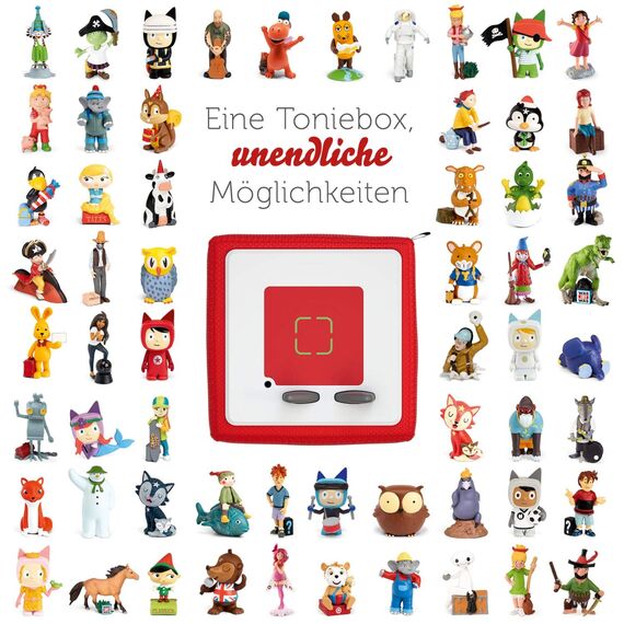 tonies Hörfiguren für Toniebox, Kreativ Pirat, zum Selbstbespielen, 90 Minuten Speicher für eigene Aufnahmen, Musik oder Gute-Nacht-Geschichten, geeignet für Kinder ab 3 Jahren