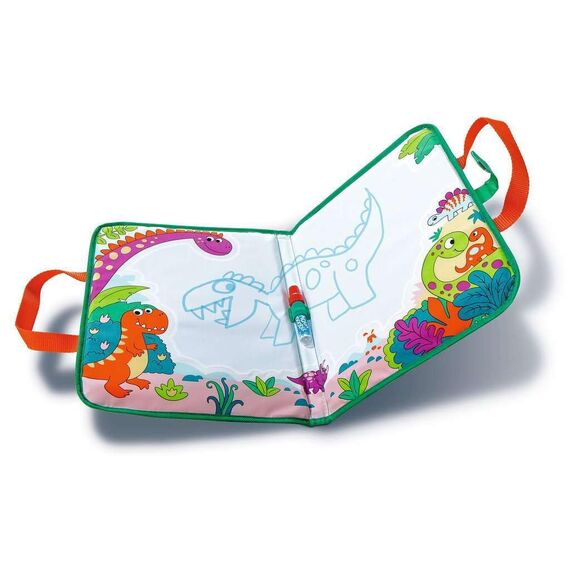 Ravensburger 4566 Aquadoodle Travel Dino - Erstes Malen für unterwegs - Fleckenfreier Malspaß mit Wasser - Reiseset für Kinder ab 18 Monaten