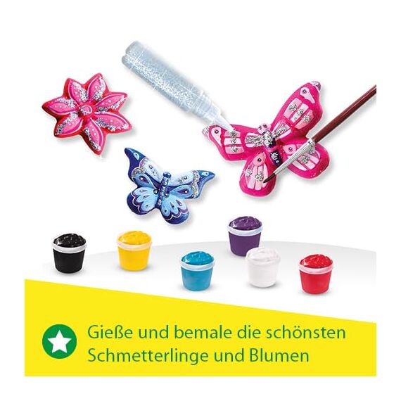 SES 01131 - Glitzerschmetterlinge gießen