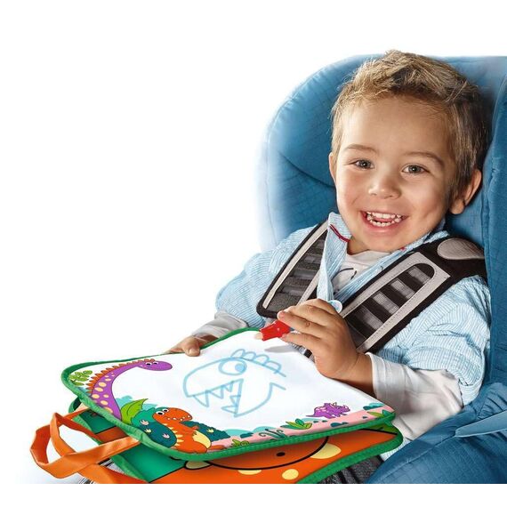 Ravensburger 4566 Aquadoodle Travel Dino - Erstes Malen für unterwegs - Fleckenfreier Malspaß mit Wasser - Reiseset für Kinder ab 18 Monaten