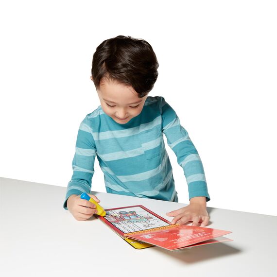 Melissa & Doug - Water Wow Wassermalbuch Fahrzeuge mit Spiralbindung und Wasserstift, 4 Motivseiten, Stift auffüllbar, Für Kinder ab 3 Jahren