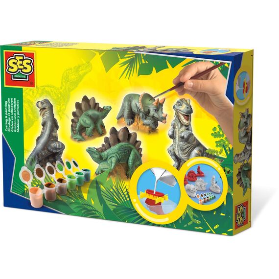 Modanatura e pittura - dinosauri, grün