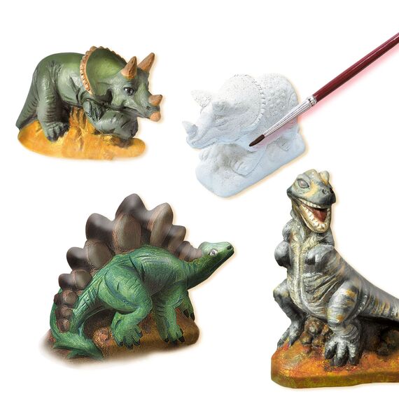 Modanatura e pittura - dinosauri, grün
