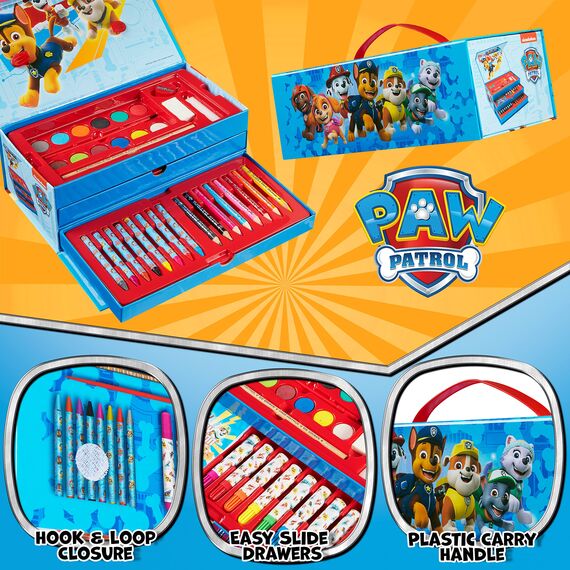 PAW PATROL Malkoffer, Malset für Kinder (Mehrfarbig)