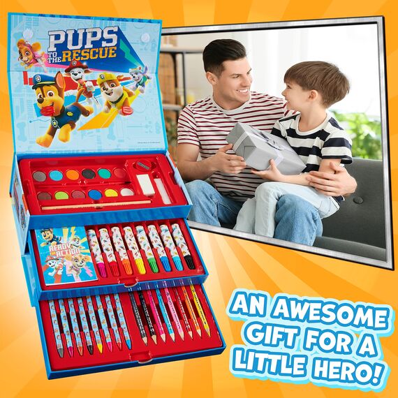 PAW PATROL Malkoffer, Malset für Kinder (Mehrfarbig)