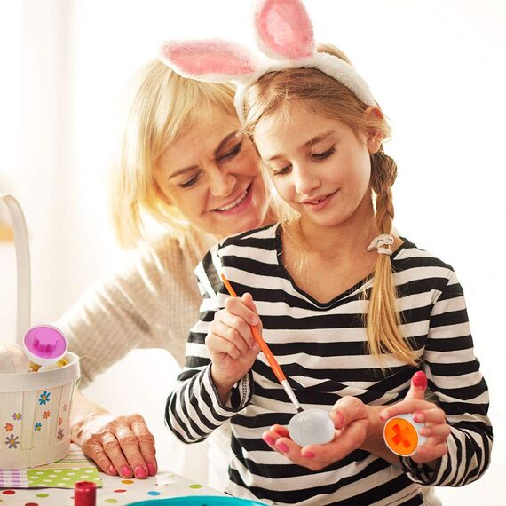 JoyGrow Passende Eier 12PCS Montessori Eier Spielzeug Farb und Formerkennung Sortierer Puzzle-Fähigkeiten Lernspielzeug für Kinder und Kleinkinder für Oster Weihnachten Kindertag (12PCS)