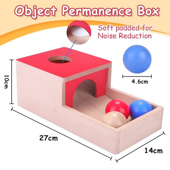 Holzspielzeug ab 1 Jahr | 4 IN 1 Baby Motorik Spielzeug für 6 Monate Jungen und Mädchen | Montessori Objektpermanenz Sortierspiel Holzpuzzle für Kinder als Weihnacht Geburtztag New Jahr Geschenk