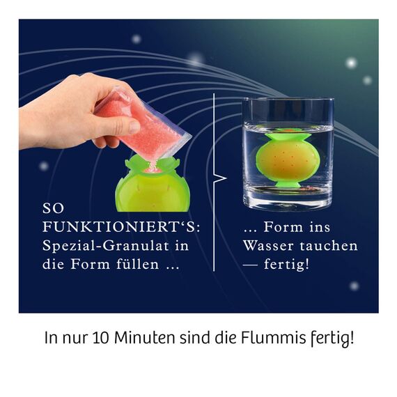 KOSMOS 654108 Fun Science - Nachtleuchtende Flummi-Power, Stelle 20 kunterbunte Power-Bälle her, Experimentierset für Einsteiger, Experimentierkasten, Flummi DIY