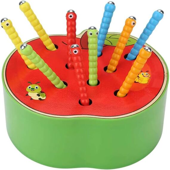 Afufu Kinderspielzeug ab 1 2 3 4 5 Jahren, Holz Montessori Spielzeug für Babys, Holzspielzeug Fangen Insekten Spiel Frühe Lernspielzeug Pädagogisches Geschenk für Kinder Kleinkind Jungen Mädchen