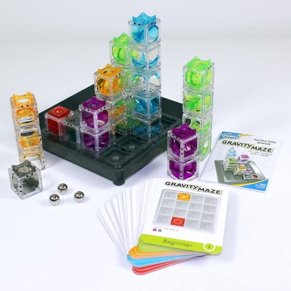 ThinkFun - 76433 - Gravity Maze - das spannende Kugellabyrinth für Mädchen und Jungen ab 8 Jahre, Gehirntraining mit Einer Kugelbahn im neuen Verpackungsdesign!