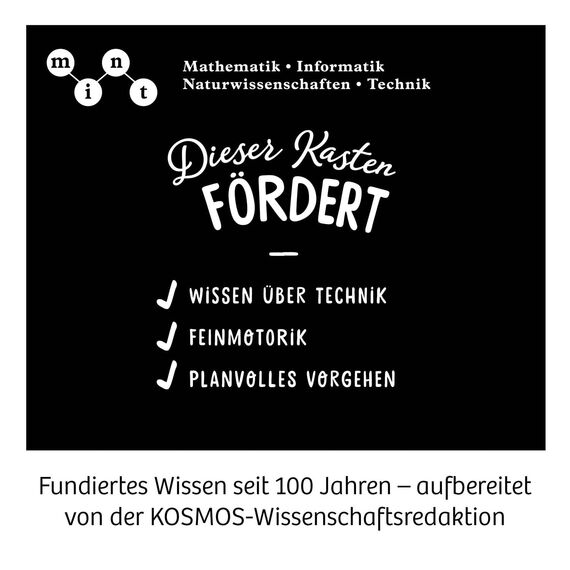 KOSMOS 621254 Cyborg Water-Blaster, 2-in-1 Cyborg Roboter-Hand mit Wasserpistole, auch für Linkshänder geeignet, Experimentierkasten für Kinder ab 10-14 Jahre